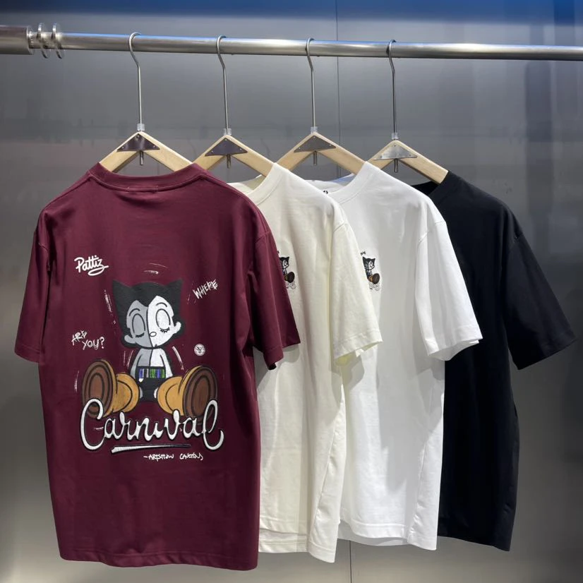 男士重磅短袖t恤男潮牌男款夏季半袖苏式刺绣宽松体恤衫2025新款