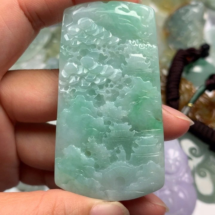 颈饰未镶嵌翡翠翡翠