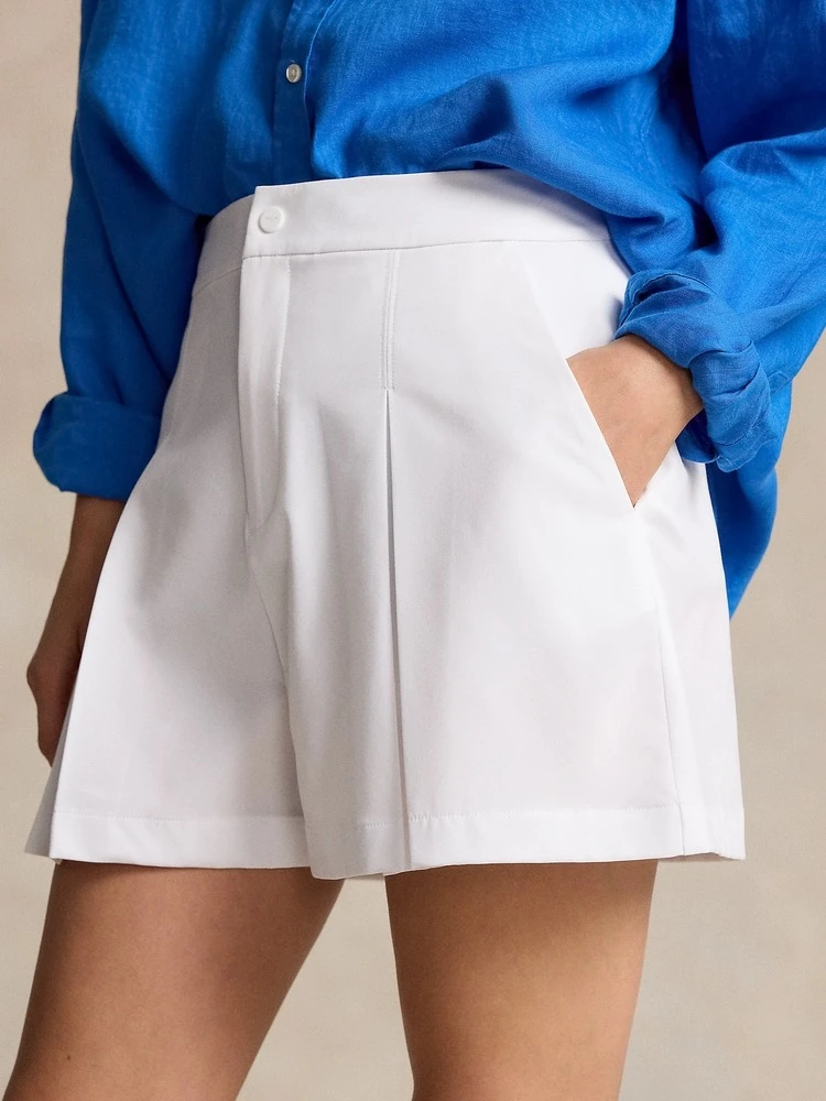 凯颖夏季新款裤裙女士弹力褶裥短裤气质休闲时尚百搭显瘦纯色韩版