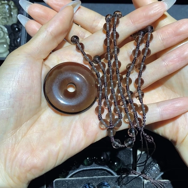 黑曜岩套链未镶嵌V****o
