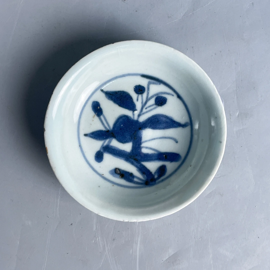 明天启青花盘- M25IK002318