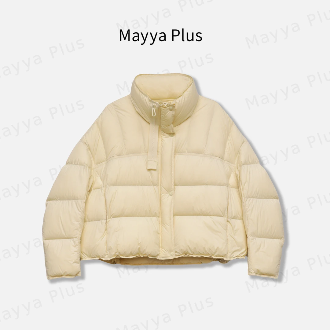 【小宇宙】Mayya Plus麦芽定制气质显瘦毛茸茸短羽绒服32548039