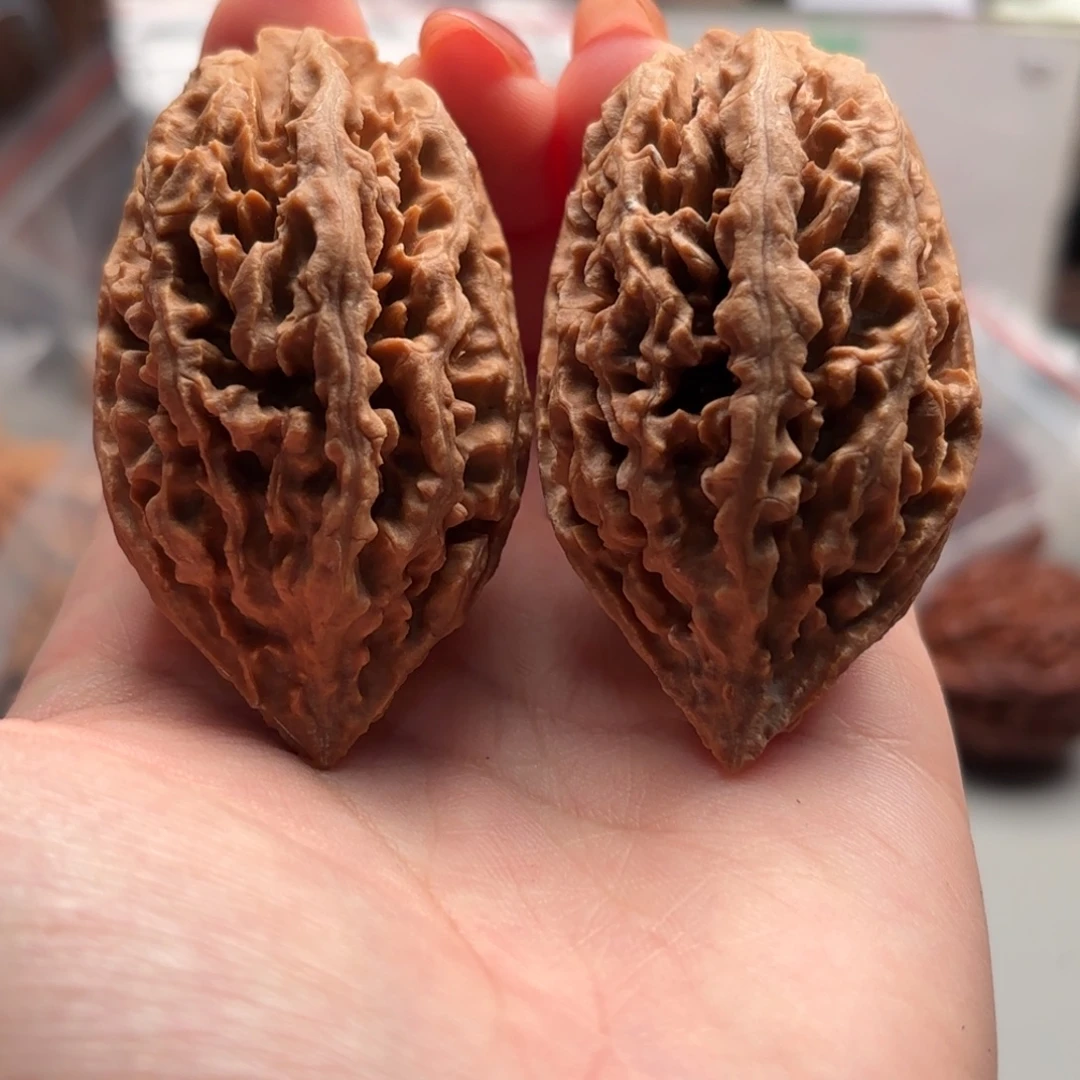 吊坠文玩核桃小蛙花皮34