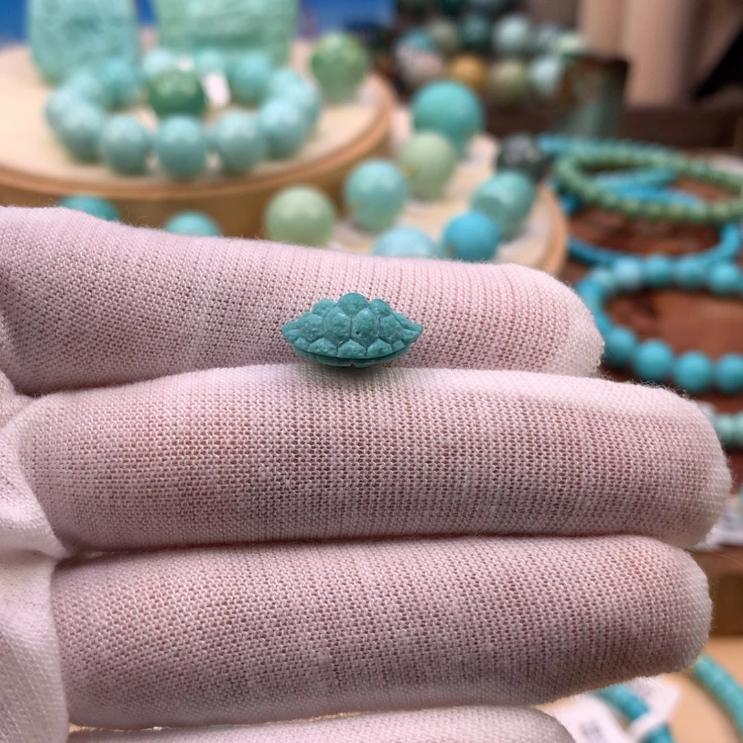 绿松石未镶嵌珠宝奇石8.7mm