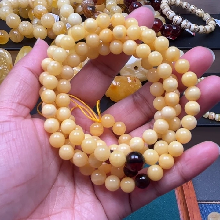 琥珀未镶嵌珠宝奇石M178号7+鸡油黄