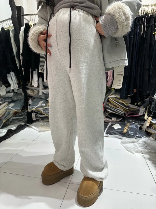 【实体店高品质】卫裤春款孕妇裤加大弹性阔腿宽松时尚抽绳休闲