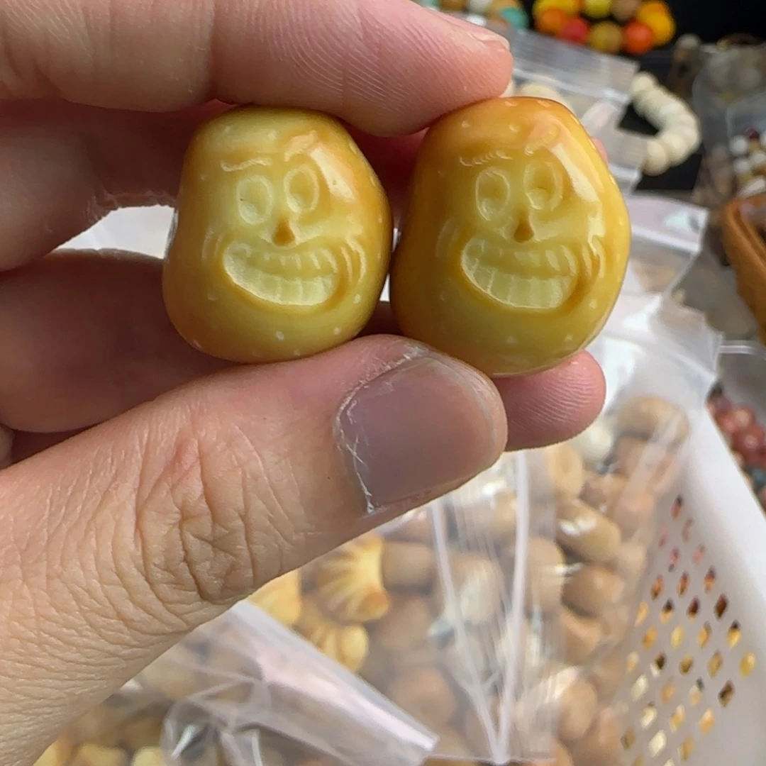 菩提根/象牙果吊坠微瑕疵炭烤土豆3颗