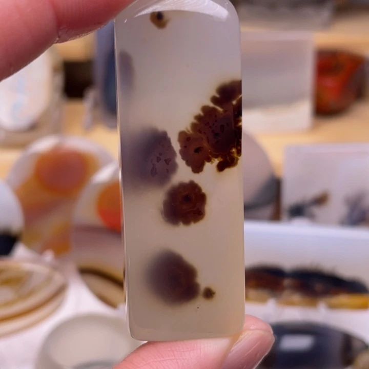 玛瑙/玉髓未镶嵌吊坠(不含链)