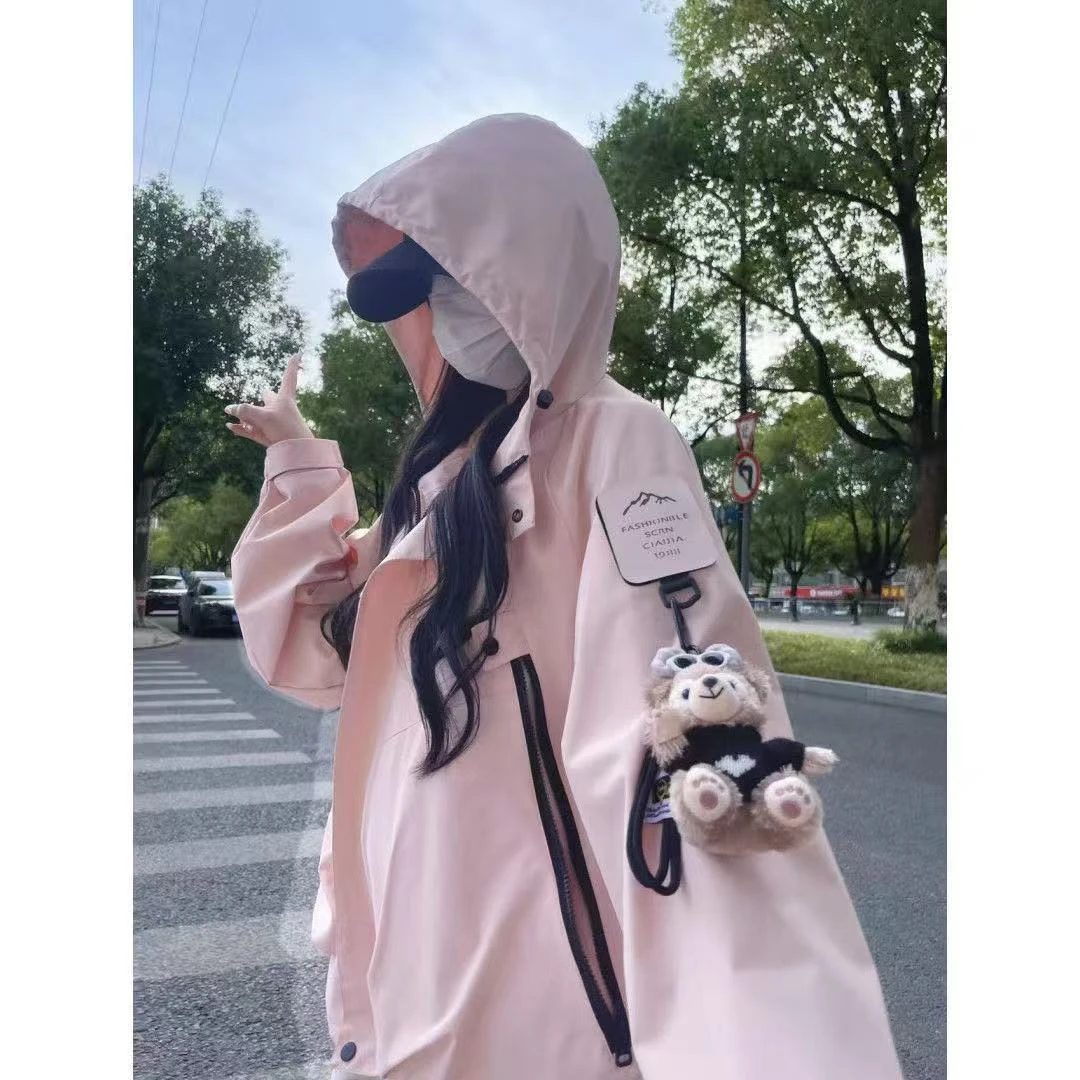 2025冲锋衣新款秋冬设计连帽外套机能防风户外夹克上衣加棉加厚款