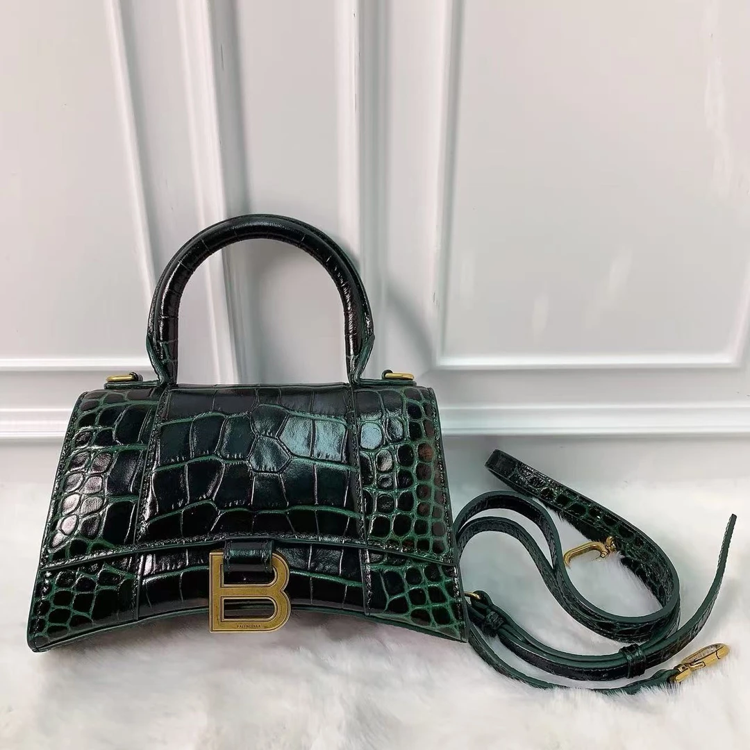 95新 Balenciaga/巴黎世家 （静姐）巴黎世家沙漏祖母绿