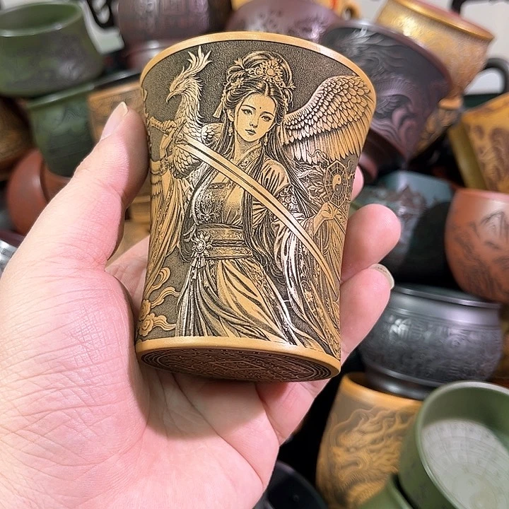 茶杯紫砂全手工紫砂主人杯