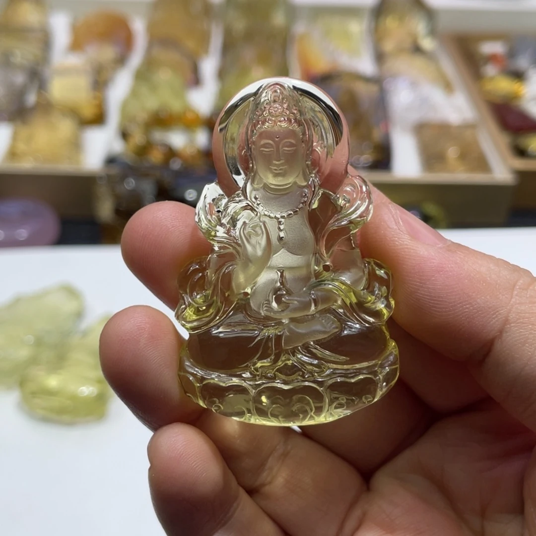 水晶颈饰未镶嵌雷****少定制