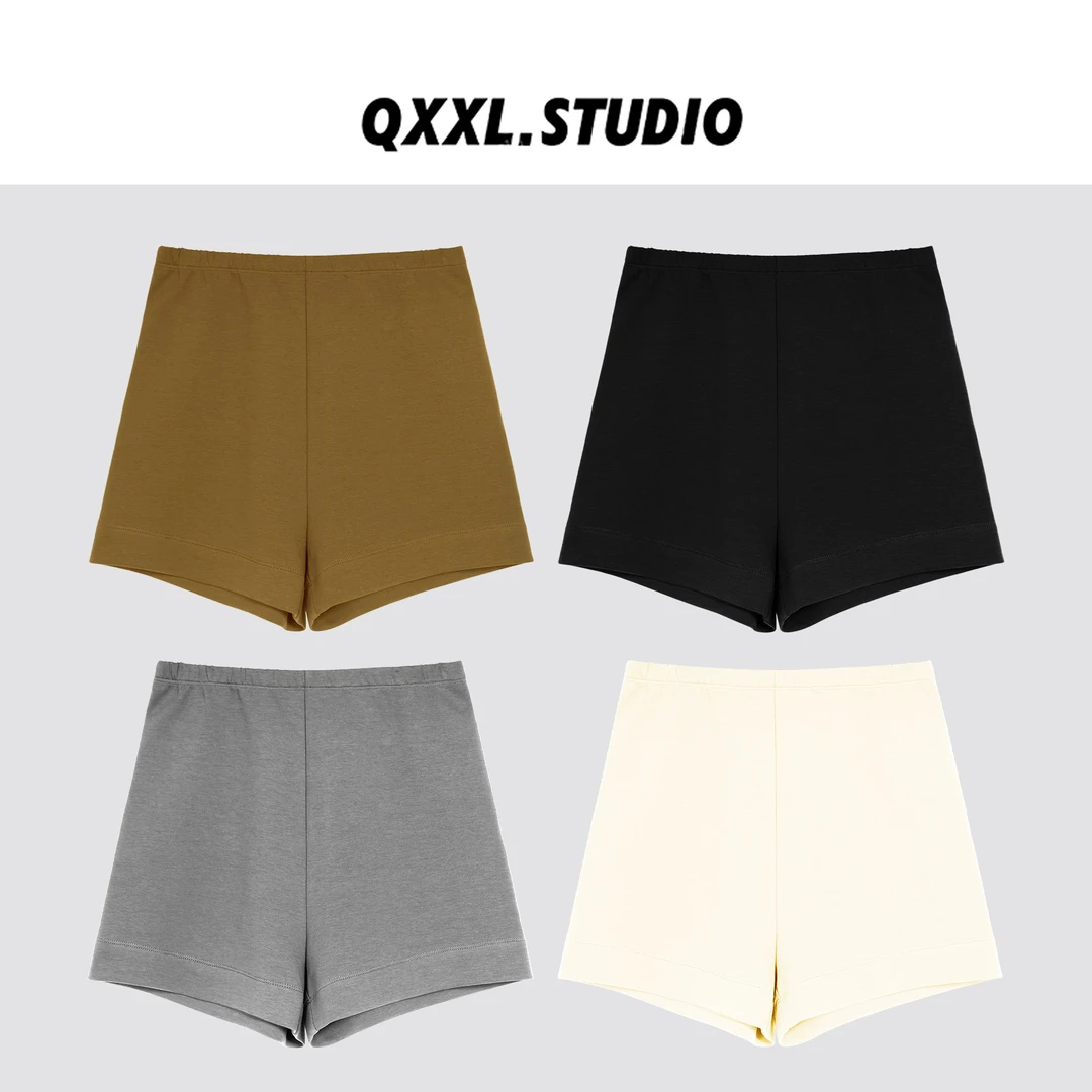 邱小小丽呀 百搭骑行短裤女夏季新款简约舒适打底运动休闲安全裤