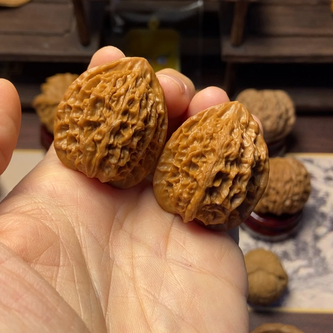 把件文玩核桃野生鸡心尺寸33