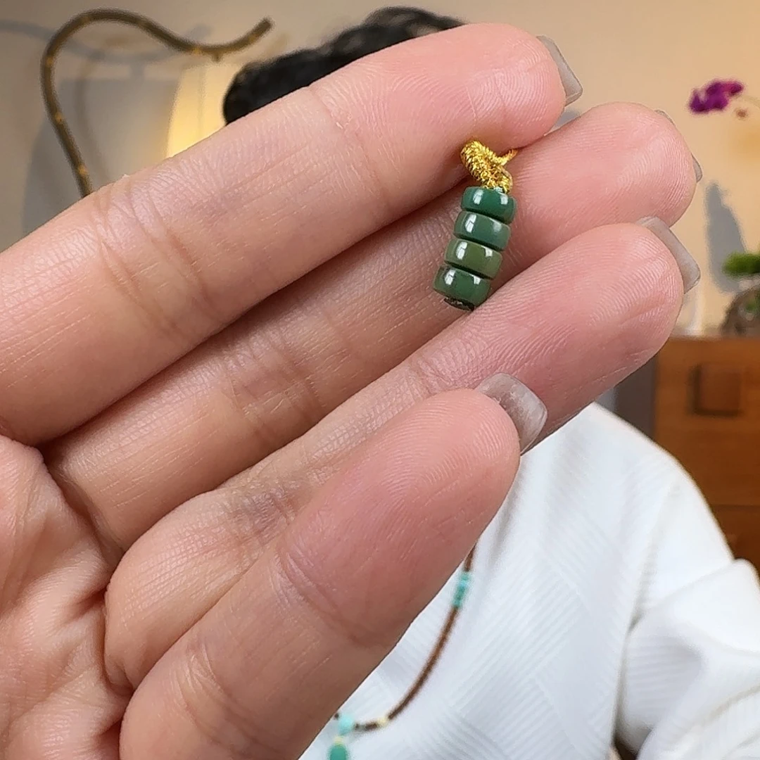 绿松石未镶嵌挂件