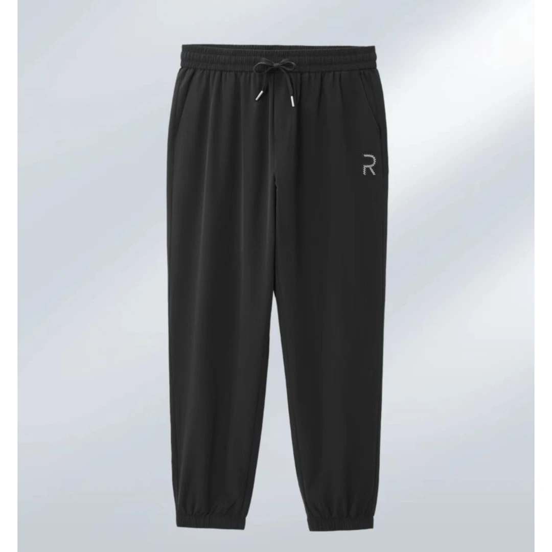 HK302剪标夏季男士休闲裤舒适百搭透气松紧腰时尚卫裤