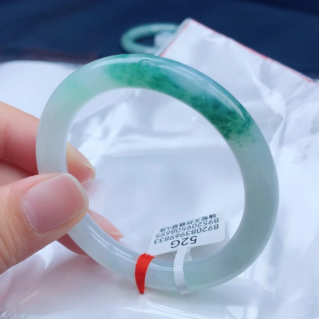 翡翠未镶嵌手镯天然缅甸翡翠A货手镯