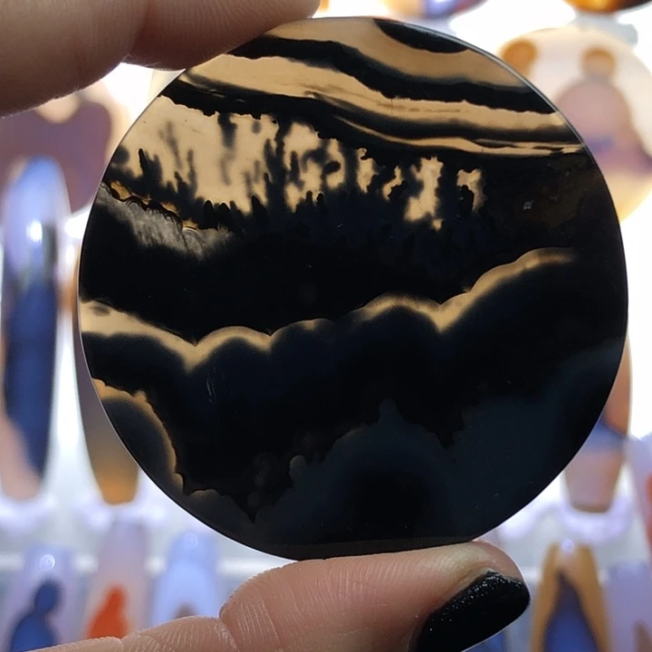 查罗石银S925镀金镶嵌珠宝半成品75