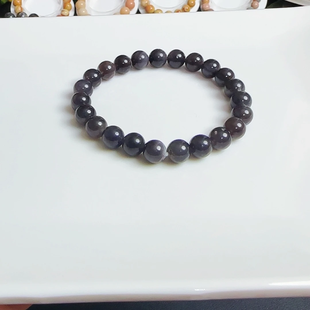玛瑙/玉髓手链未镶嵌❀***圆