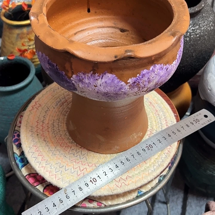 紫色火锅高20口18带孔