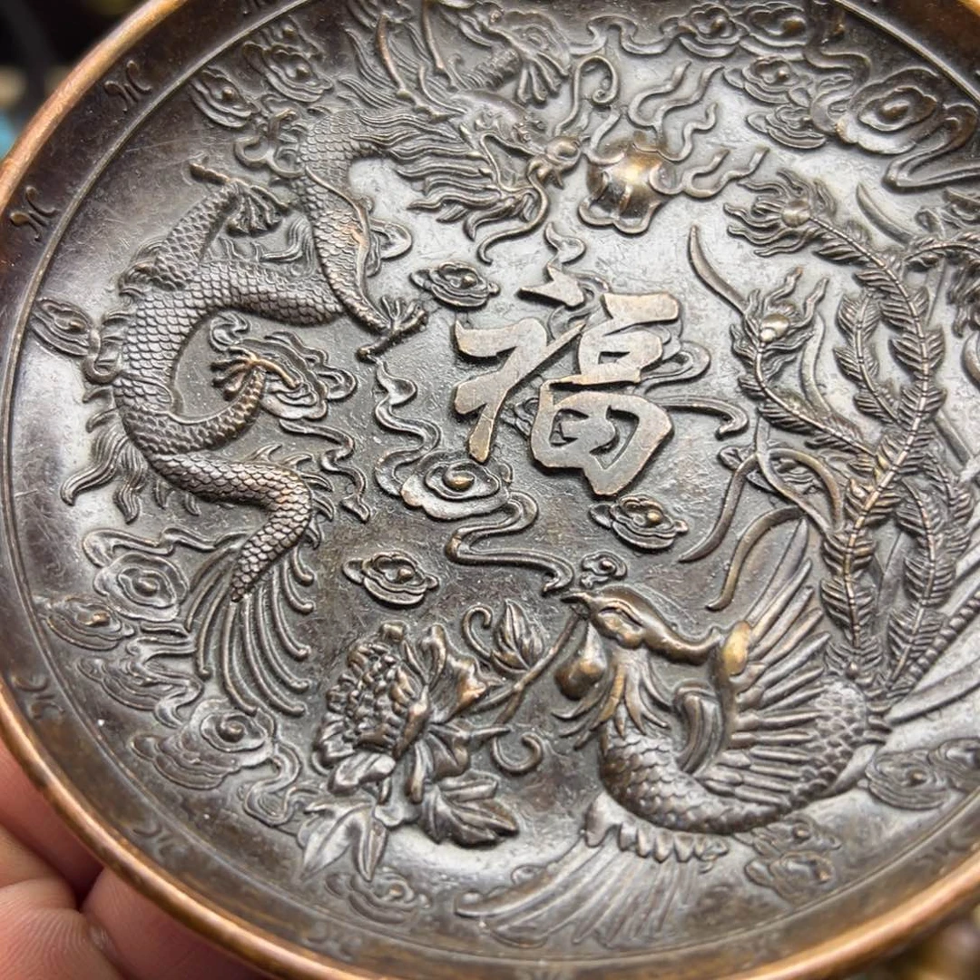 铜摆件欢迎欢迎你