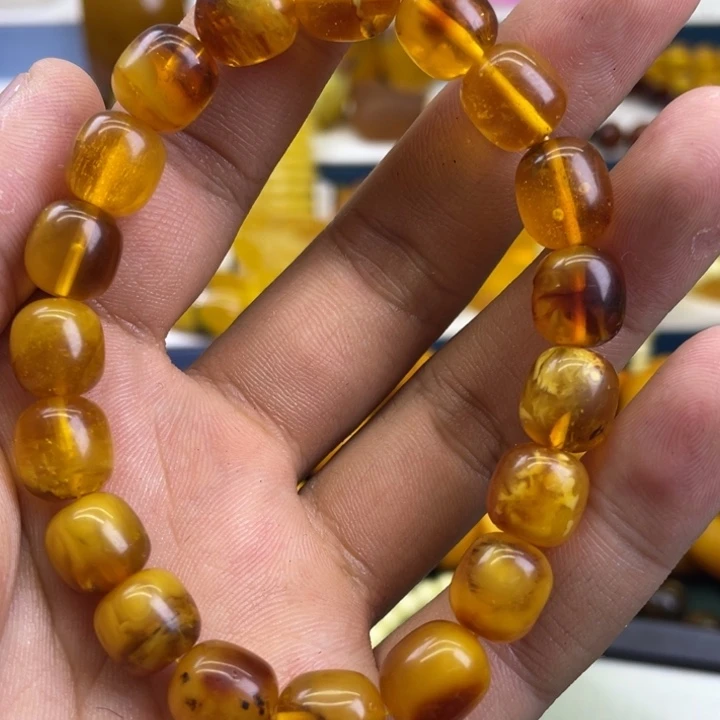 琥珀未镶嵌珠宝奇石