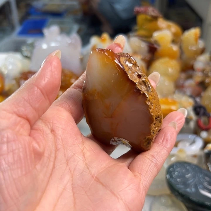 玛瑙/玉髓吊坠(不含链)未镶嵌