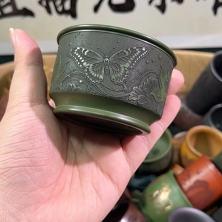 茶杯紫砂全手工紫砂主人杯