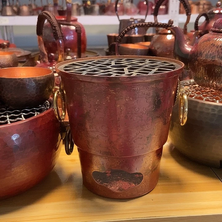 纯手工制作茶器铜炉