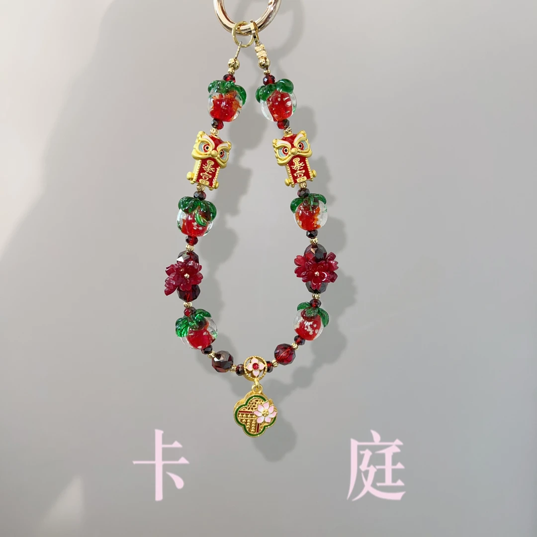 暴富可爱装饰挂绳新款挂脖卡庭手机挂件/尤米原创设计链    031