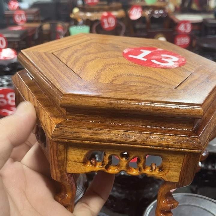 手工艺品琉璃红木底座工艺品