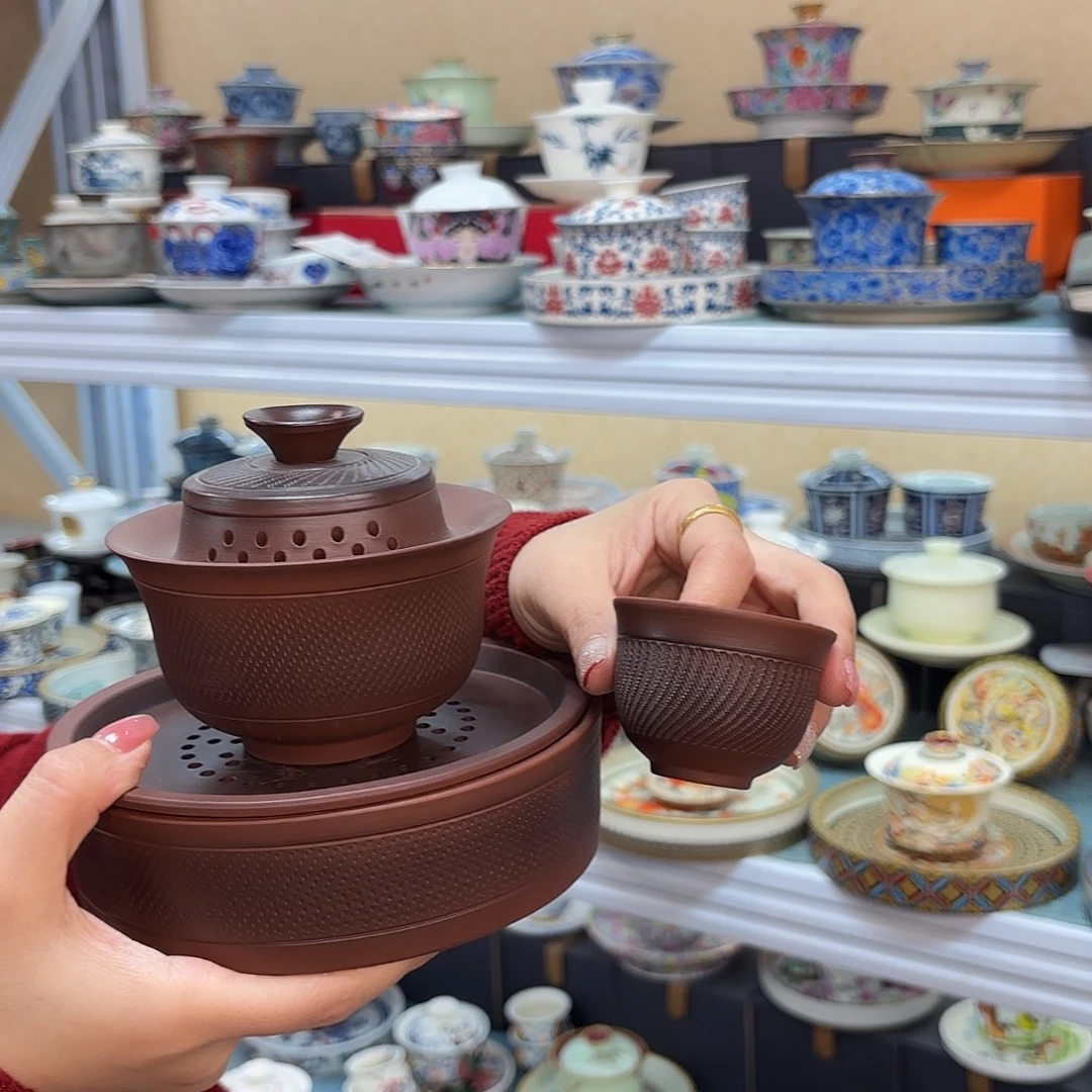 盖碗里的水煮熟后再