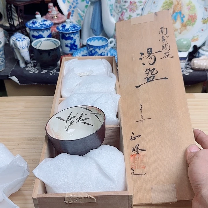 瓷片五个手工雕刻啊啊啊啊