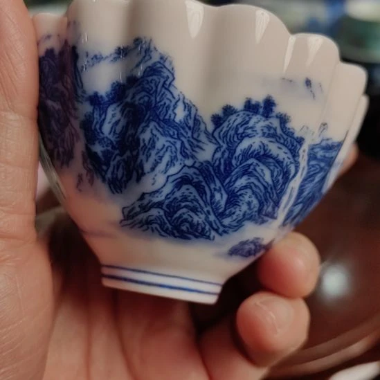 手工绘画手工手绘青花