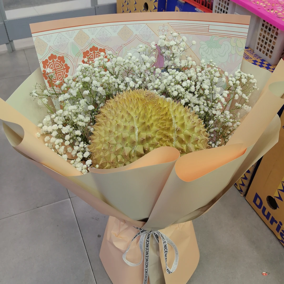 鲜榴莲（女神节特定榴莲花束）泰国 500g-1500g金枕泰国