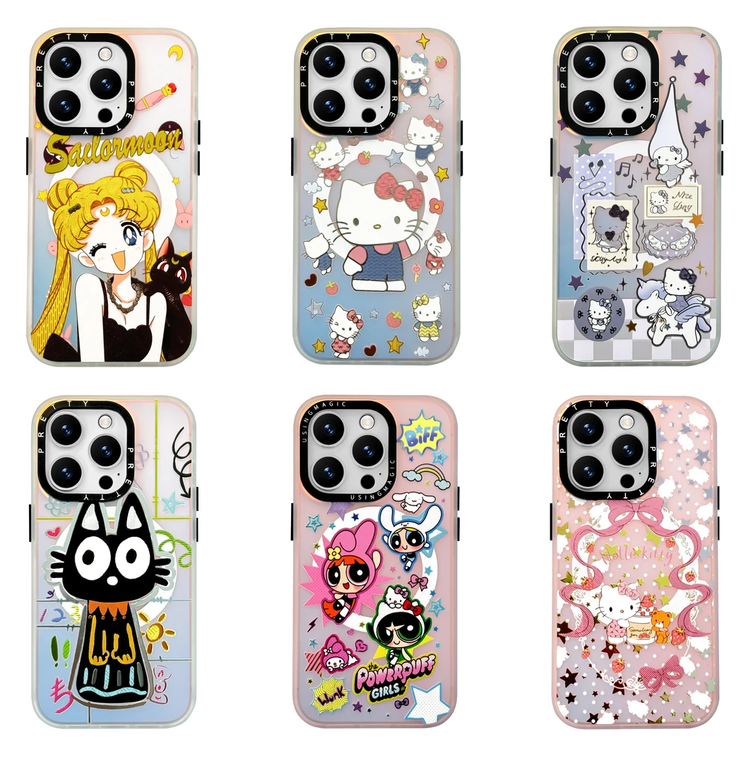 适用苹果iphone16promax 时尚鎏金手机壳15/14/13新款炫彩潮牌