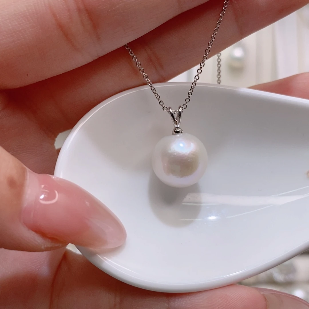 吊坠(赠链)银S925镶嵌淡水珍珠