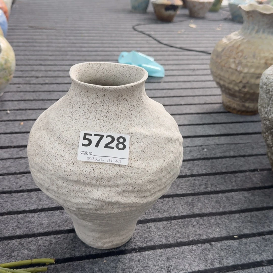 泥****景德镇陶瓷景德镇高温花瓶编码5728高28口8默认无孔