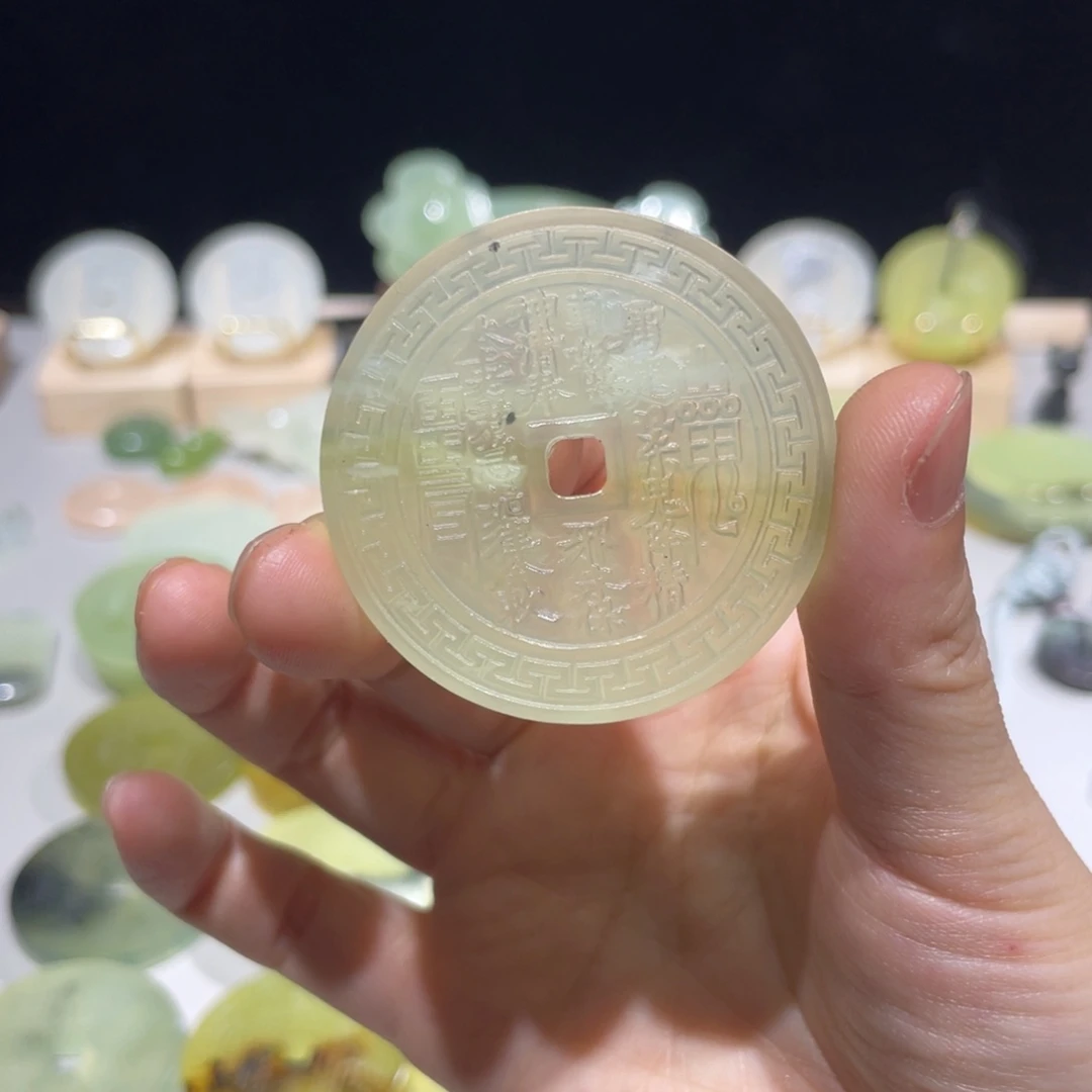 岫玉未镶嵌颈饰颈饰6