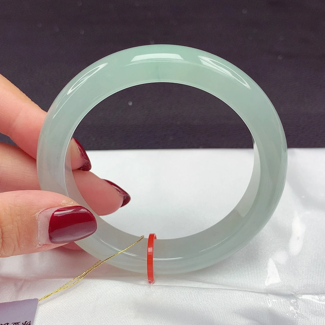 翡翠未镶嵌手镯56圈939