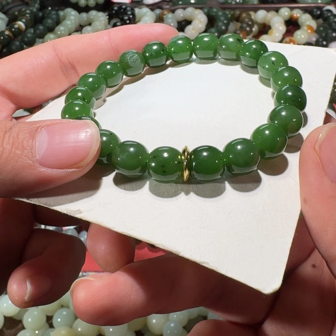 和田玉未镶嵌手链