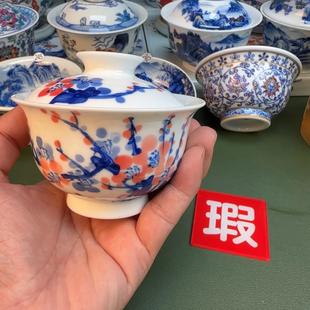 景德镇纯手绘茶具石头292