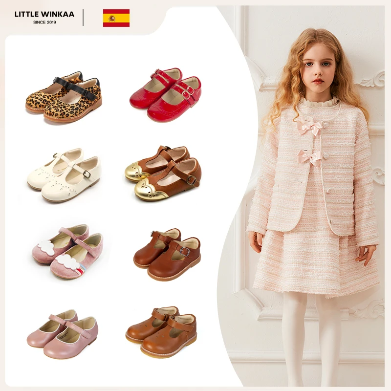 【西班牙little winkaa】11-40小众进口童鞋 气质洋气精致小皮鞋