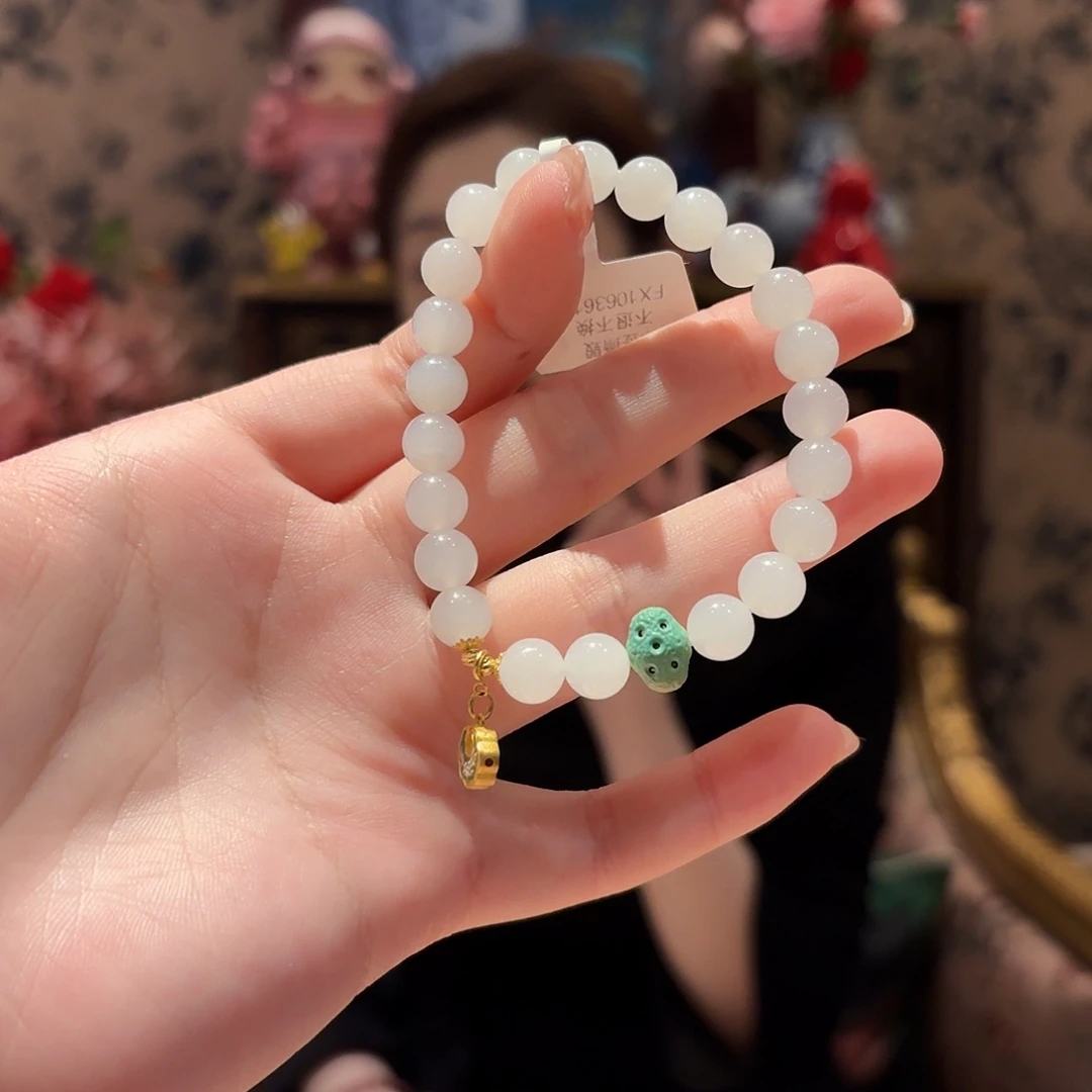 和田玉手串未镶嵌