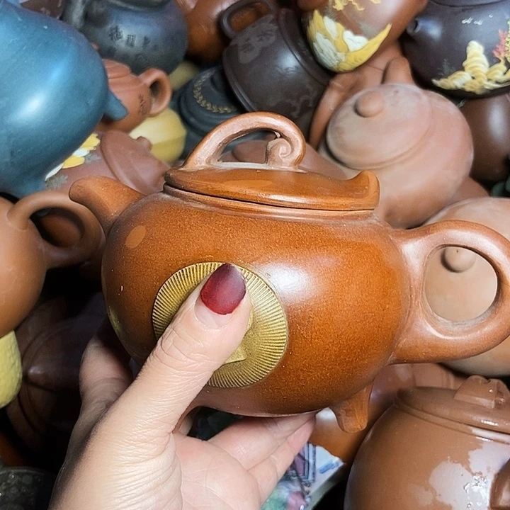 全手工制作宜兴紫砂茶壶