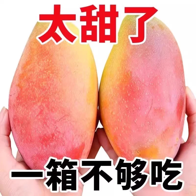 广西贵妃芒新鲜热带水果当季特产香甜多汁
