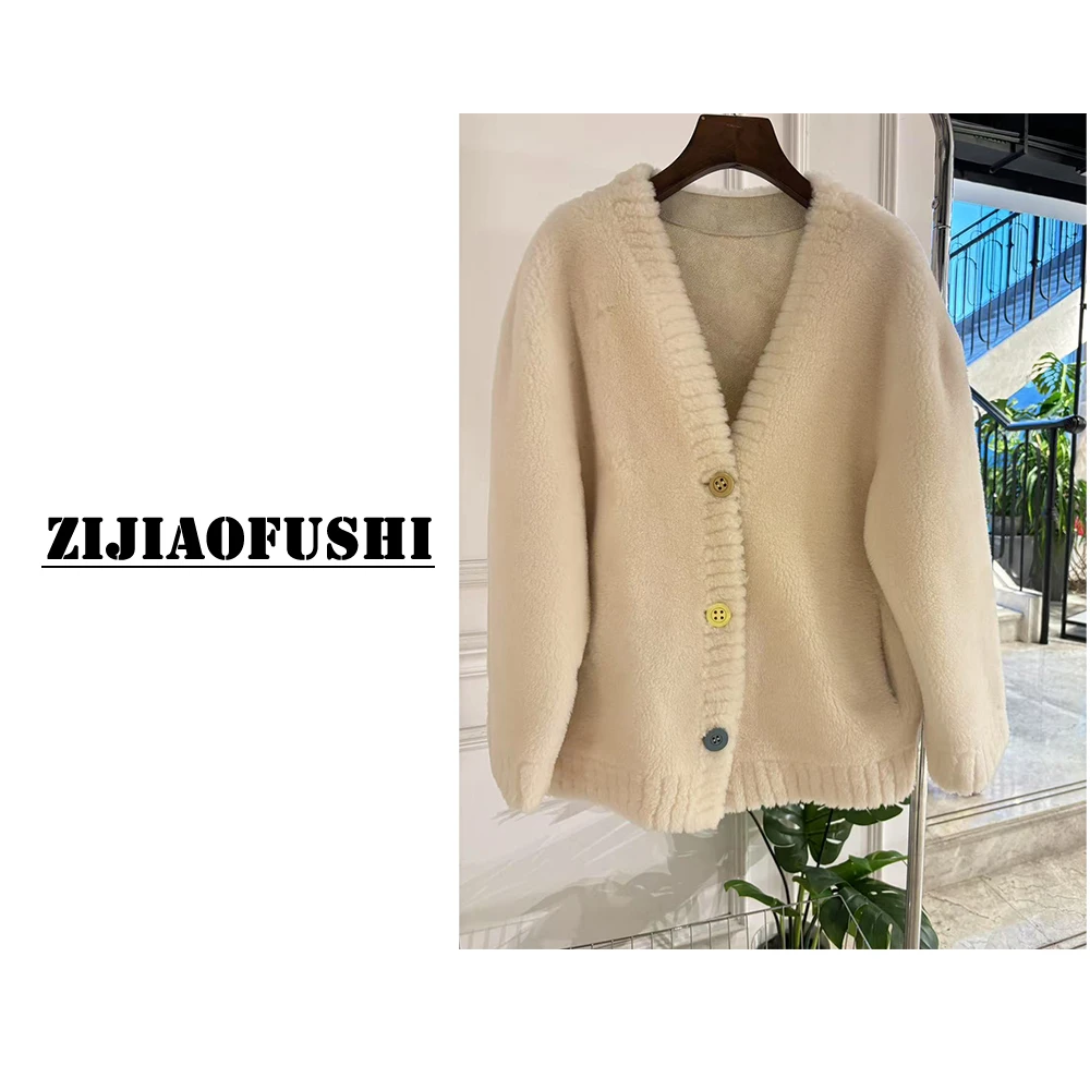 HLJ紫娇服饰 KFNY-9981时尚设计师女士羊毛外套 3