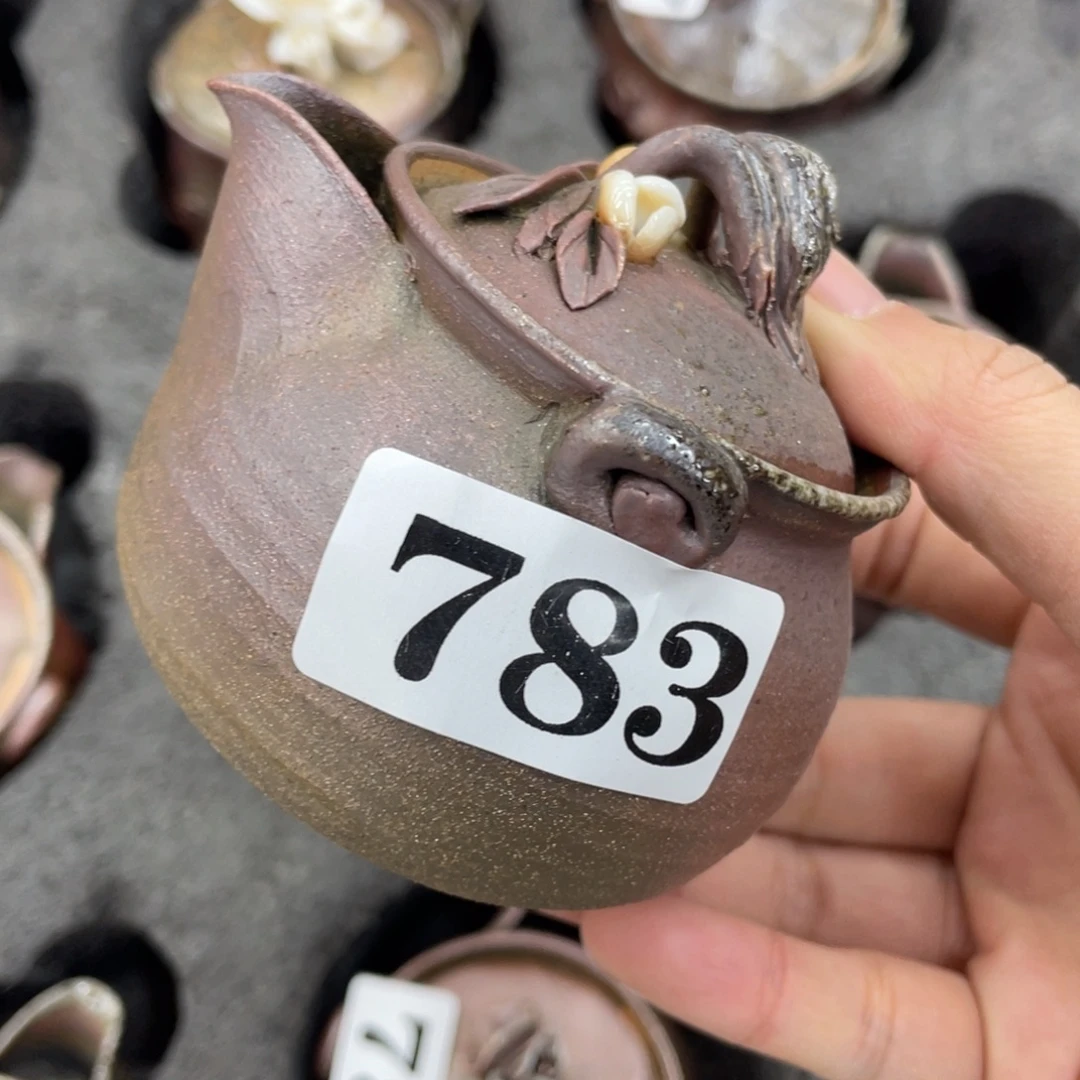 陶纯手工柴烧茶壶茶具瑕瑕