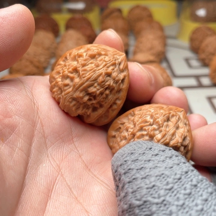 核桃手串/手链小*糖三角白37