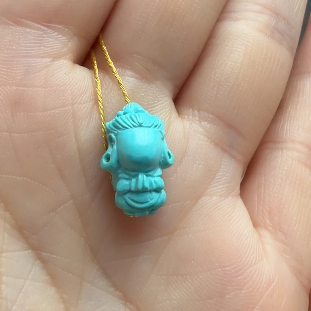 绿松石未镶嵌颈饰